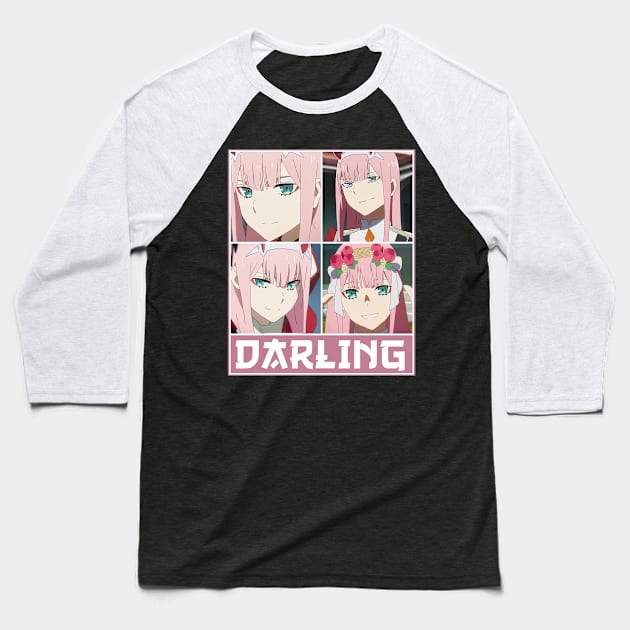 Darling In The Franxx Baseball T-Shirt by CarolIrvine